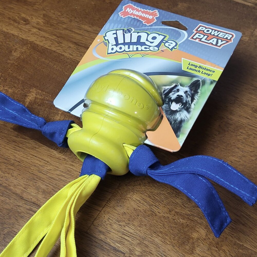Nylabone ~ Fling-a-Bounce ~ Dog Toy ~ NWT